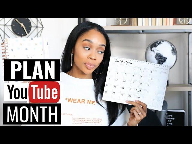 How I Brainstorm, Plan & Outline a Month of Youtube Content (TO STAY CONSISTENT)