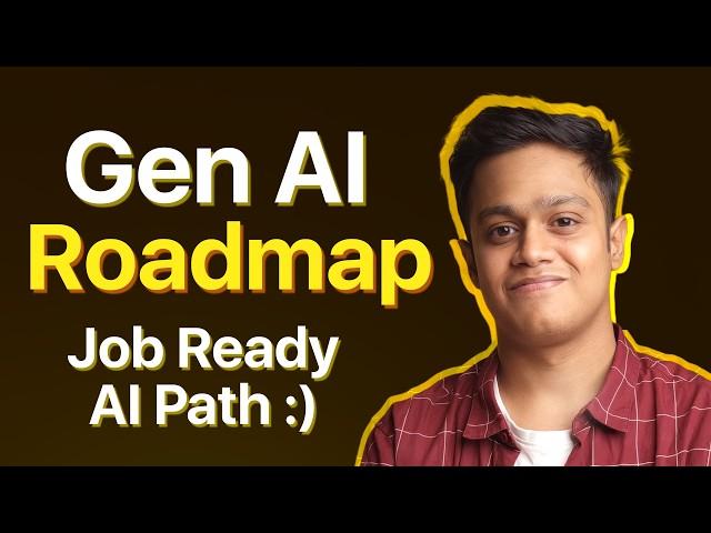 GenAI/AI Engineer Roadmap - Job ready Generative AI path #huggingface