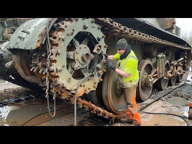 Men Fully Restore the BIGGEST GUN TANK IN THE WORLD | FV4005 Start to Finish @MrHewes