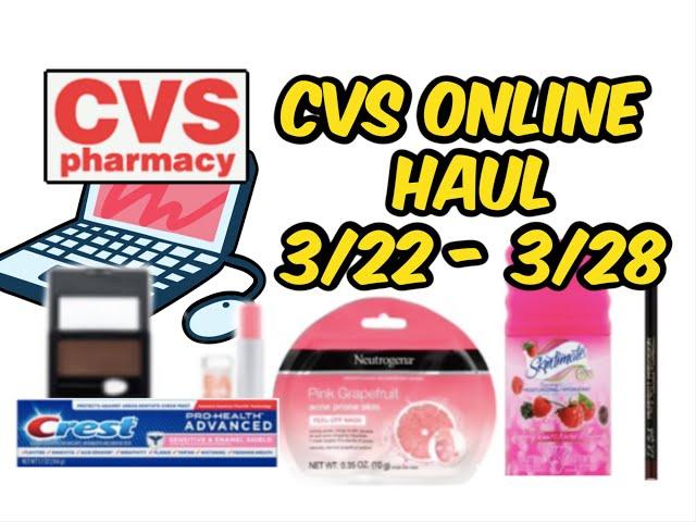 CVS ONLINE HAUL (3/22 - 3/28) 9 ITEMS FOR $6.53!