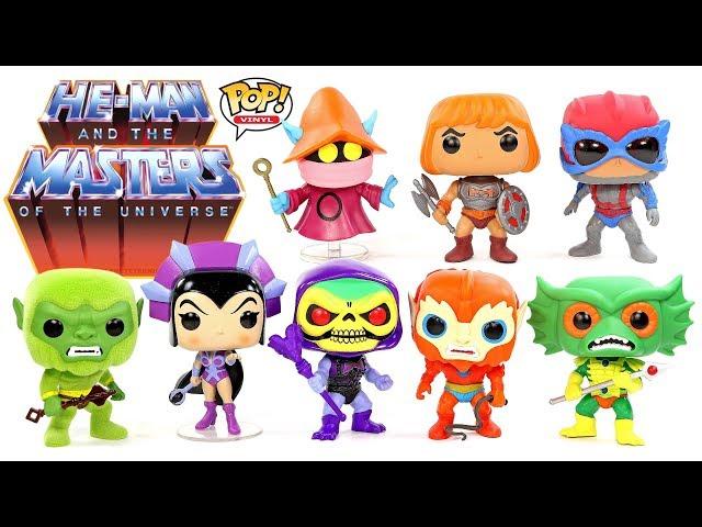 Funko Pop He-Man and the Masters of the Universe w/ Skeletor Merman & Orko Unboxing