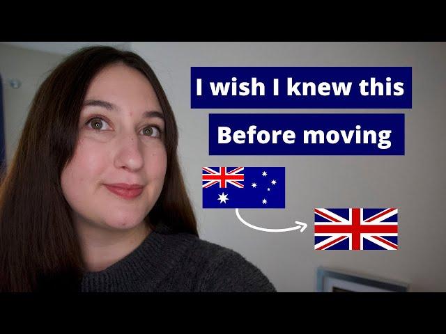 What I wish I knew about moving abroad | Australian in the UK