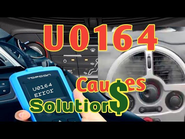 U0164 error code - loss communication with hvac control module and the fastest solution #allcars