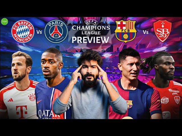 Bayern vs PSG | Barca vs Brest UCL Preview