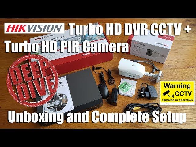 Hikvision Turbo HD PIR Camera + Turbo HD DVR CCTV [Unboxing and Complete Setup]