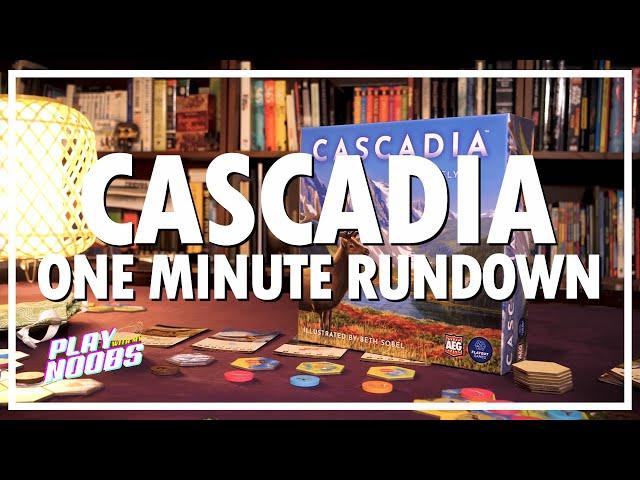 Cascadia - A ONE MINUTE BOARD GAME RUNDOWN