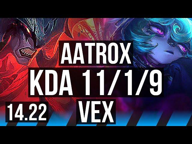 AATROX vs VEX (MID) | Dominating | KR Diamond | 14.22