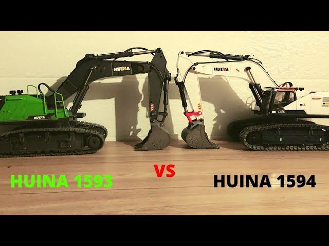 RC Huina 1594 vs 1593| Jaka jest różnica między tymi modelami| którą wybrać| Excavator RC| RC Bagger