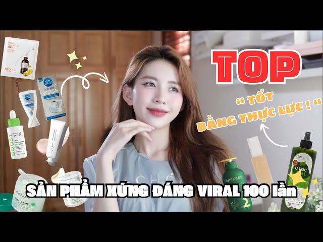 10 sản phẩm “Tốt bằng thực lực” xứng đáng viral 100 lần! Ủ dài tóc, chống nắng, serum,trắng răng…