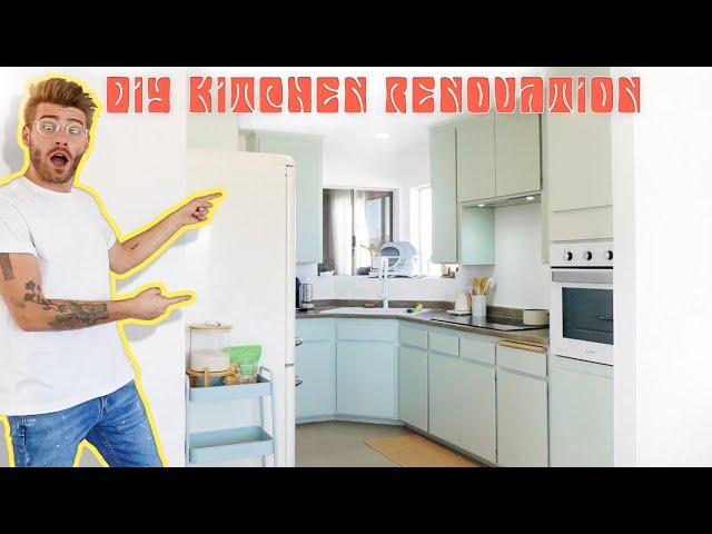 DIY MODERN KITCHEN RENOVATION on a BUDGET!!!