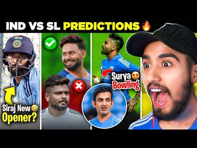 GAMBHIR ERA BEGINS! 🫡 Sanju or Pant WHO WILL PLAY?  | IND v SL Playing 11 Predictions