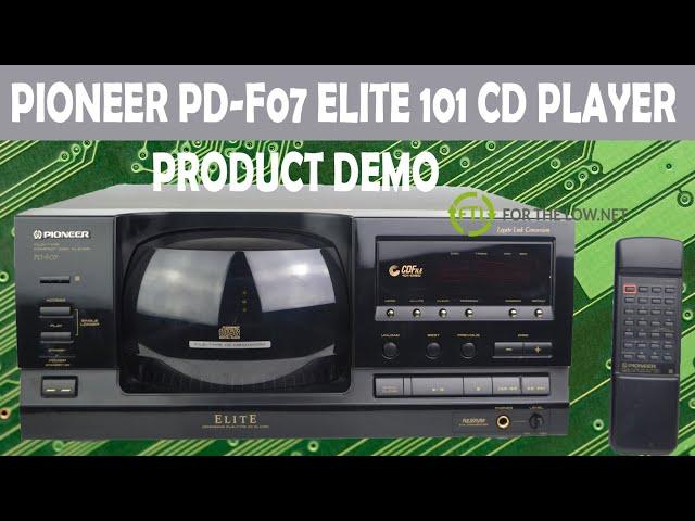 PIONEER ELITE 100 PLUS 1 CD PLAYER AND CHANGER LEGATO LINK CONVERSION SYSTEM PD-F07 PRODUCT DEMO