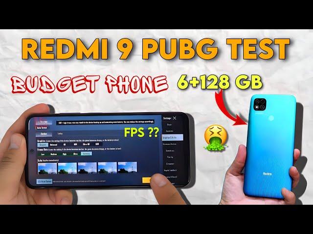 Redmi 9 Pubg Test || Redmi 9 active BGMI Test (6+128gb)