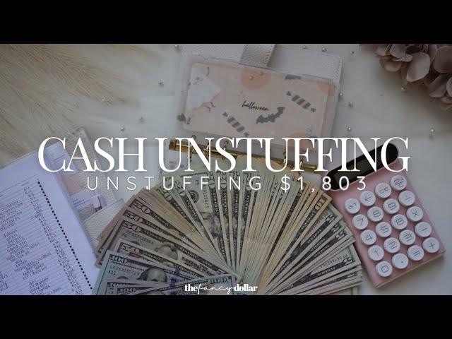 cash envelope unstuffing | $1,803