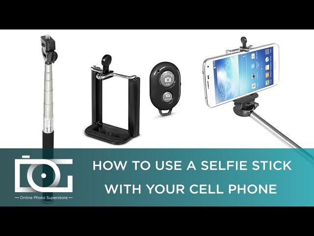 How To Use Selfie Stick for Android & IPhone With Bluetooth Remote | TUTORIAL