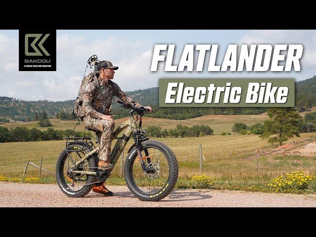 The Flatlander Electric Hunting Bike Specs and Components