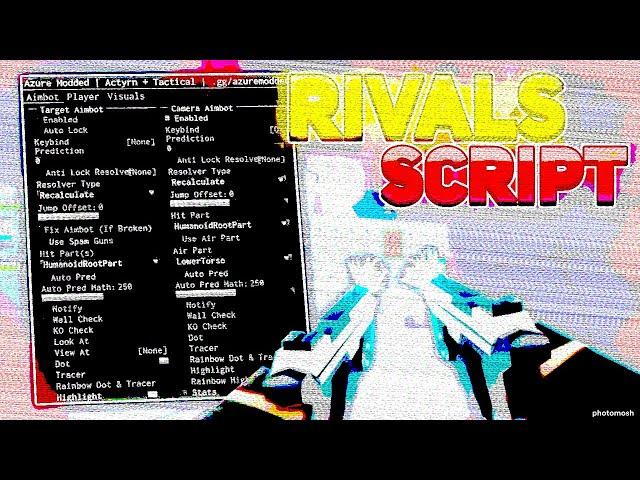 ABUSING Roblox Rivals Script Hack GUI [Aimbot, Gun Mods, ESP & More!] *PASTEBIN*