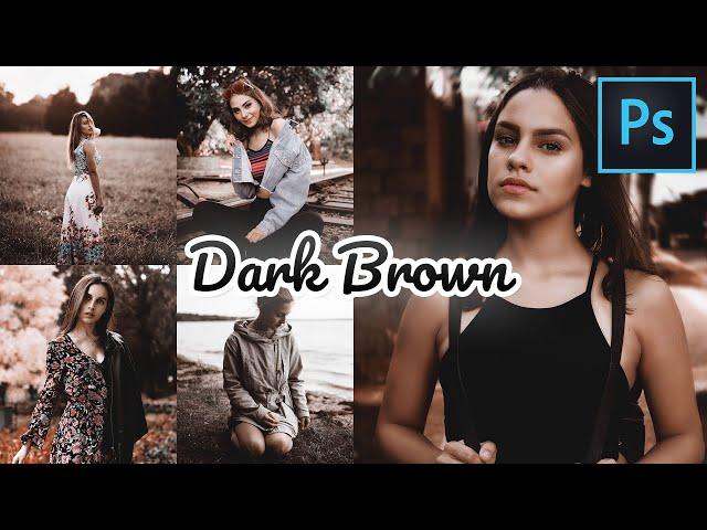 Dark Moody Brown Color Grading Effect in Photoshop | Photoshop Tutorial