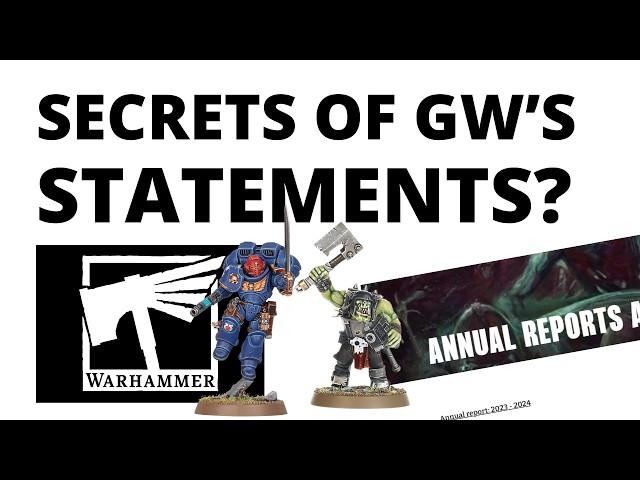 Secrets of Games Workshop's Financial Reports?