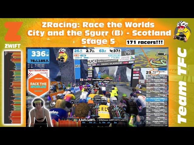 More Prime-time PAIN! Zwift Race the worlds City and the Sgurr Scotland