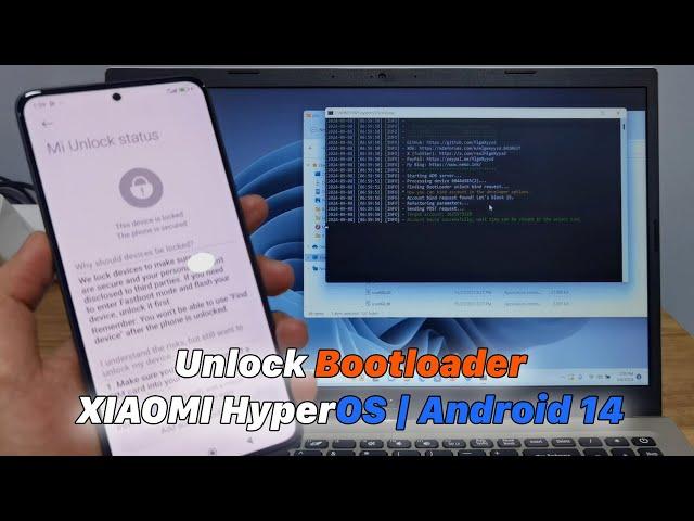 How To Unlock Bootloader XIAOMI HyperOS | Android 14