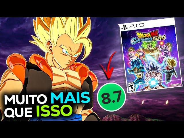 Dragon Ball SPARKING! Zero é o MELHOR JOGO de ANIME já feito