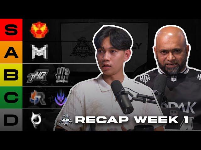 WEEKLY RECAP WEEK 1 - MPLMY S14