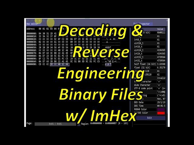 Decoding and Reverse Engineering Binary Files with ImHex