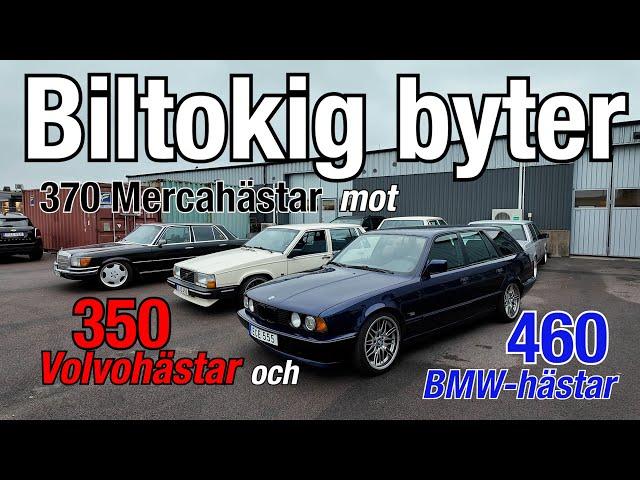 370 Mercahästar mot 860 Volvo- och BMW-hästar!