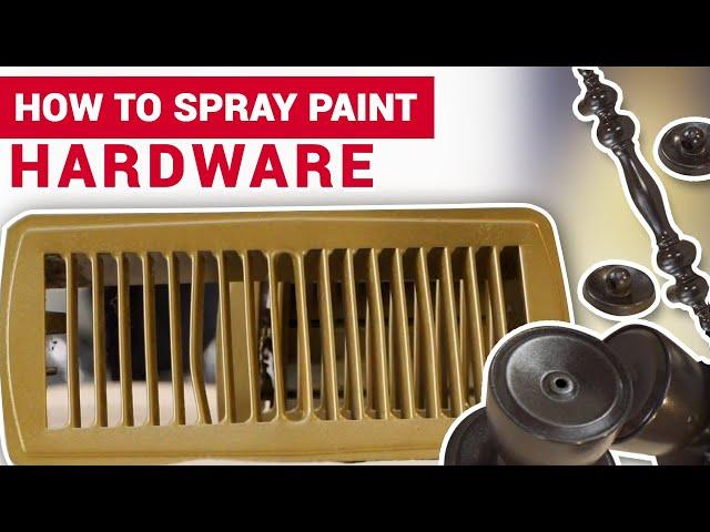 How To Spray Paint Hardware - Ace Hardware