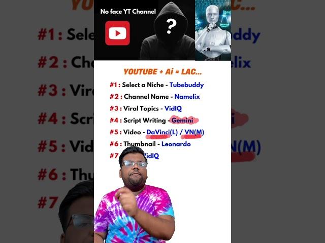 Best Faceless YouTube Channel Ideas with AI #youtube #ai