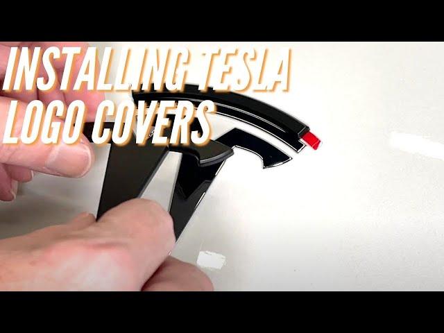 Installing Tesla Logo Caps