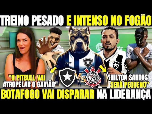 FERNANDINHA TROUXE A INFO PRIVILEGIADA! TREINO PESADO E INTENSO NO FOGÃO! NOTICIAS DO BOTAFOGO HOJE