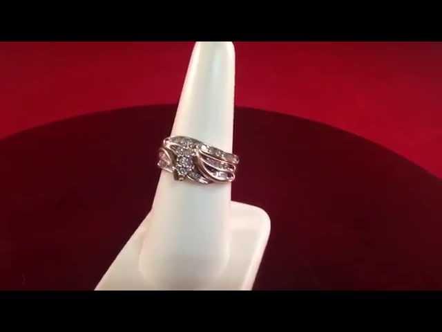 14kt ENGAGEMENT RING WITH MATCHING BAND