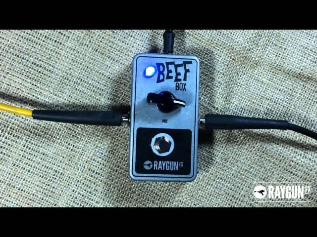 Raygun Fx - Beef Box Fuzz Pedal (BASS Demo)