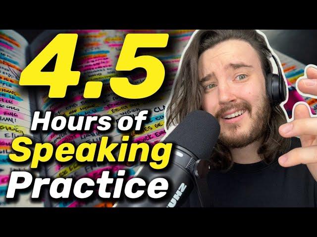 the BEST way to improve English speaking skills | 4.5 Hours of Super Sentences speaking practice