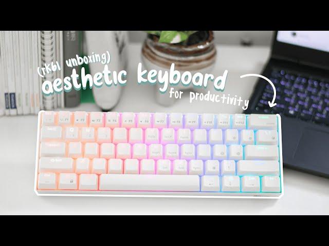 RK61 mechanical keyboard unboxing (2022)