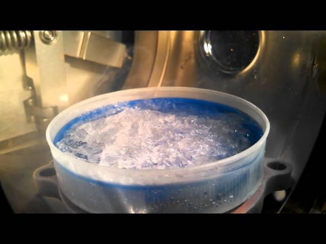 Freezing Liquid Nitrogen to a solid!