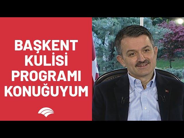 Başkent Kulisi Programında Mehmet Acet'in Sorularını Yanıtlıyorum.