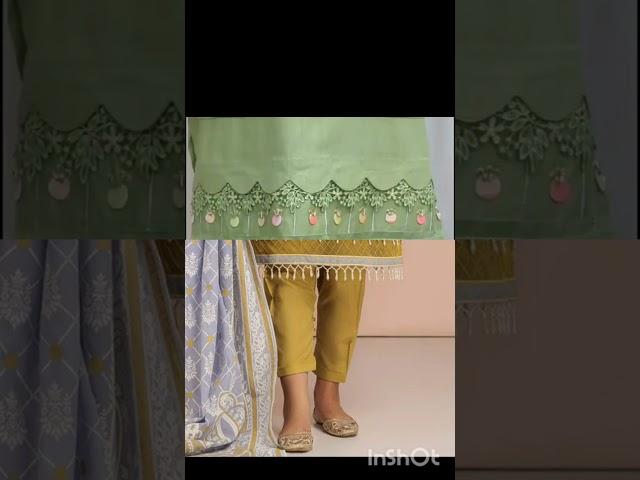 kameez daman design | organza daman design | organza daman design with lace | daman design new
