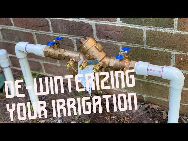 How To DE-WINTERIZE Your Irrigation System IN SPRING