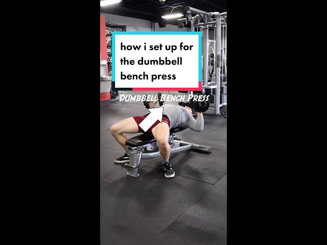 HOW I SET UP and PERFORM the DUMBBELL FLAT BENCH PRESS‼️ - Schaum Fitness