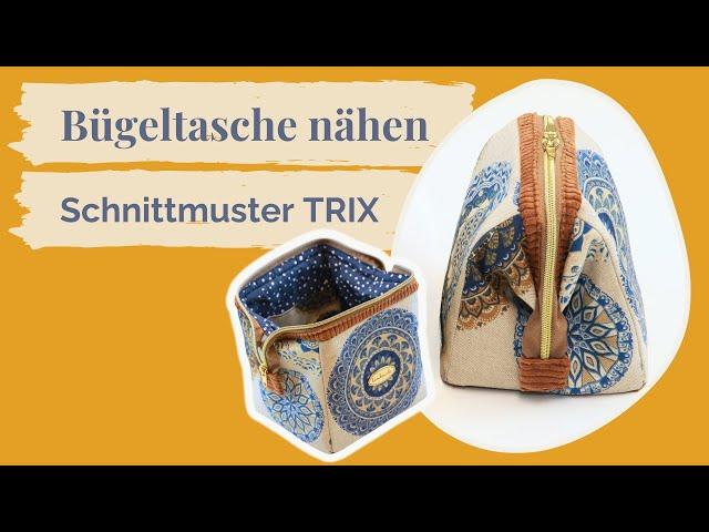 Bügeltasche selber nähen mit Schnittmuster TRIX