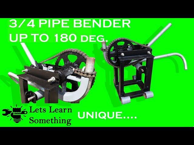 DIY || Pipe Bender using bicycle hub || Let's Learn Something