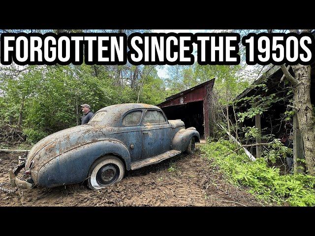 Saving A 1940 Chevy Coupe From A Collapsing Barn!!