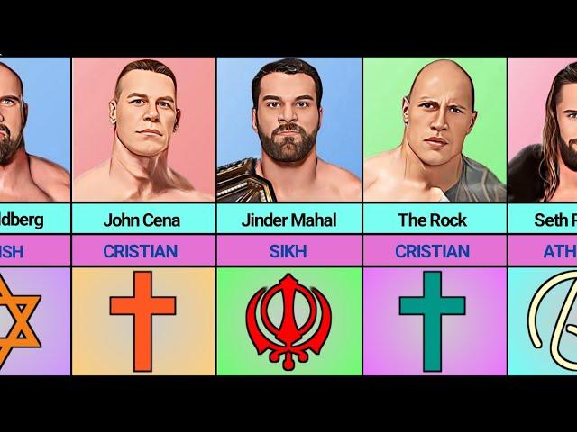 WWE superstars Religion | Religion of WWE wrestlers | Islam, Hindu, Cristian, Buddha #wwe #wrestling