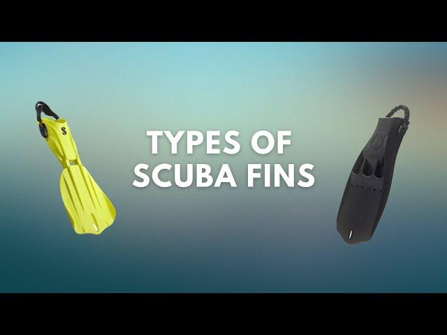 Types of scuba fins