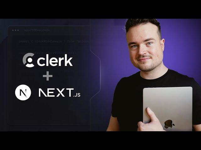 Add authentication to your Next.js app in 100 seconds with Clerk