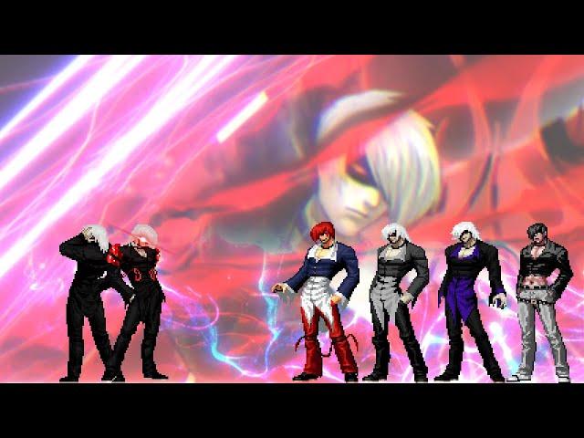 Yagwick-LATERAL vs Kaselin, HeimRig, Origin X-Iori, O-Iori XIII WF (God) | KOF MUGEN