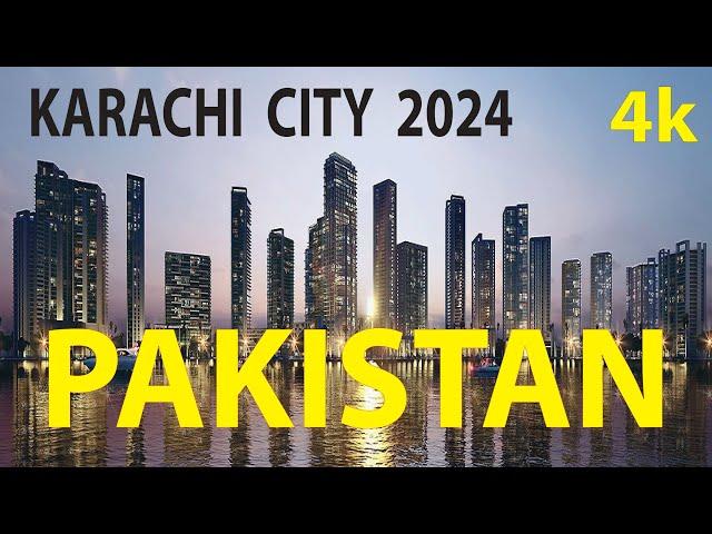 Karachi City 2024 , Pakistan 4K By Drone